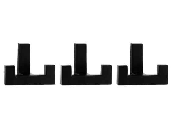 Moderne schwarze Wandhaken aus Zinklegierung für Ihr Zuhause