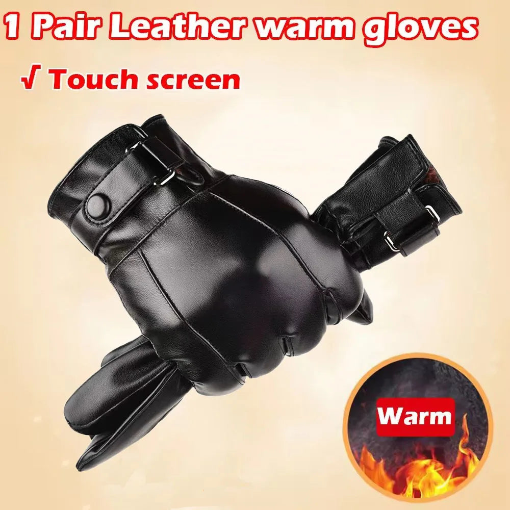 Warme wasserdichte Touchscreen Handschuhe für Herren Winter Outdoor