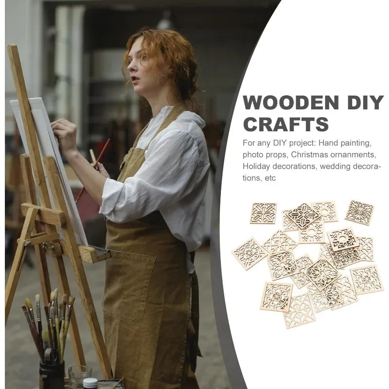 20 Stück Holzscheiben 4 cm – Natürliche Rohlinge für kreative DIY-Projekte