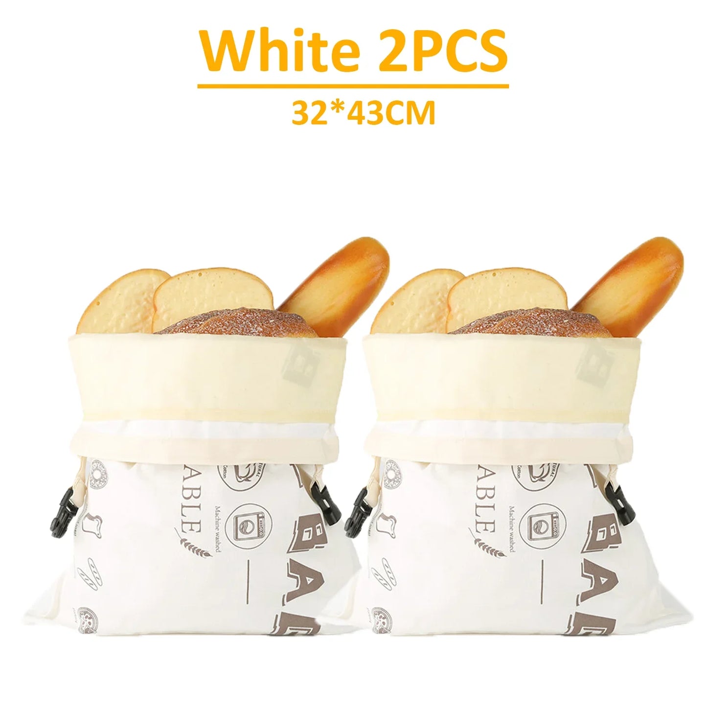 Wiederverwendbare Brotbeutel aus Bienenwachs Baumwolle mit Schnal