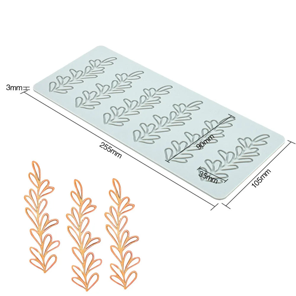 Silikon Spitzenform für detailreiche Kuchen und Gebäck Dekoration
