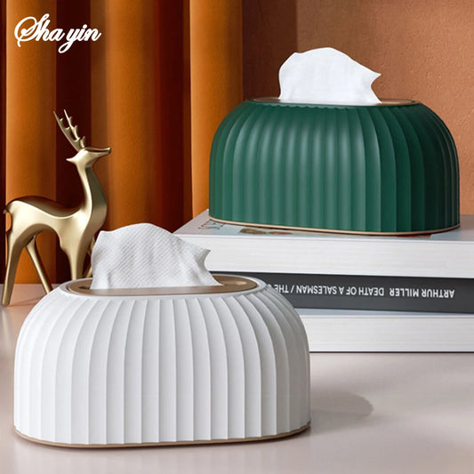 Luxuriöse 1-teilige Haushalts-Papierbox mit Feder für Wohnzimmer und Desktop