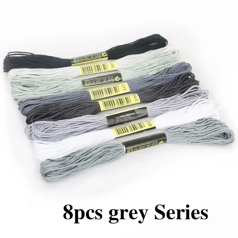 Vielseitiges Stickgarn Mix Farben für Kreativprojekte und Handarbeiten