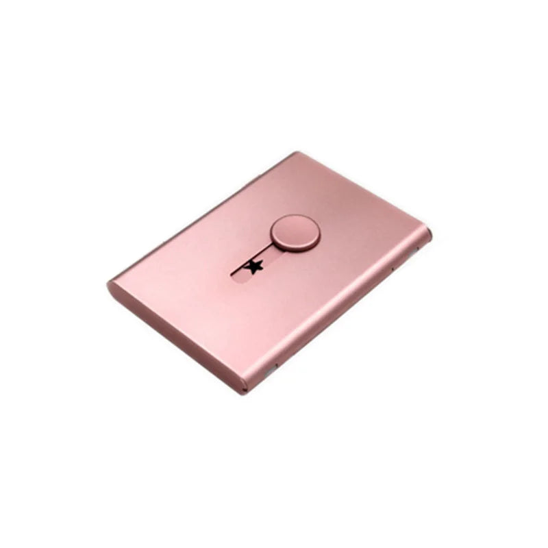 Ultradünner Aluminium Visitenkartenhalter Metall Etui praktisch elegant
