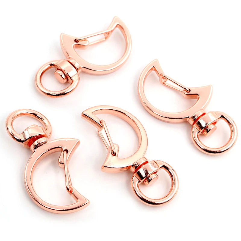 Herz Karabinerhaken Set für Schlüsselanhänger und DIY Projekte