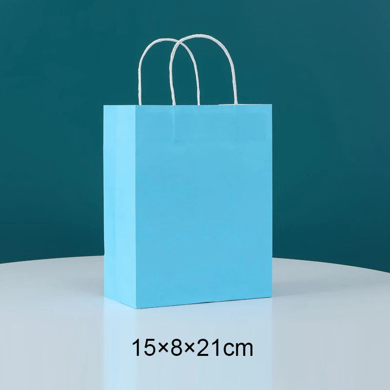 Papier Geschenktüten mit Griffen – 10 Farben, versch. Größen für Feiern