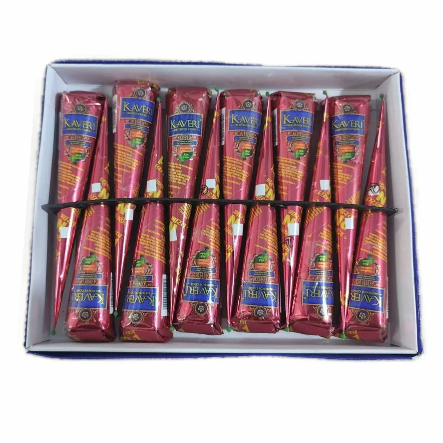 Natürliche braune Bio Henna Tattoo Creme im 3er Set