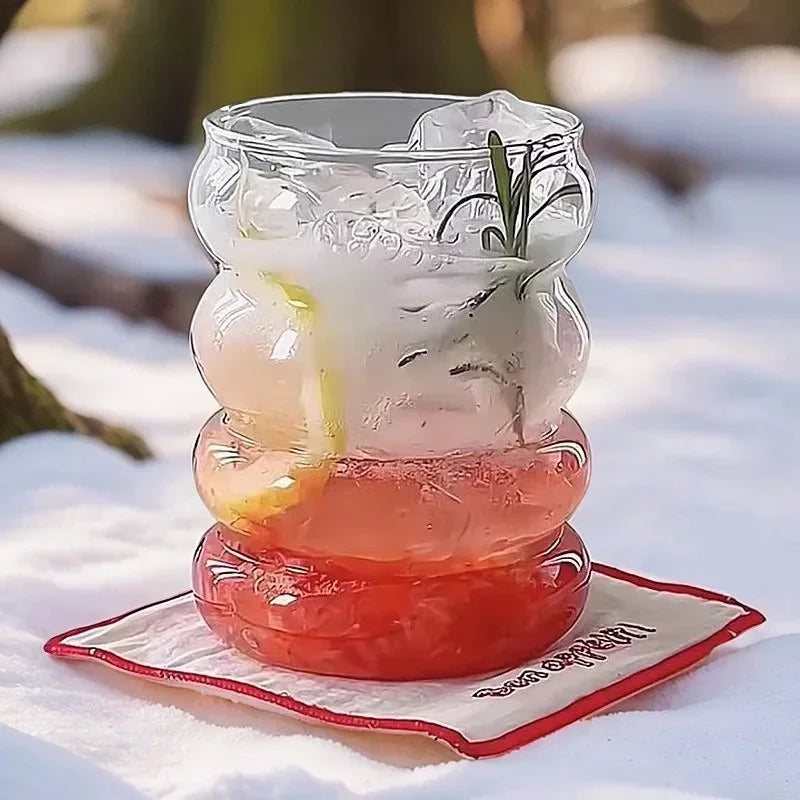 Klares Glas Tumbler Set 1 2 Stück hitzebeständig modern