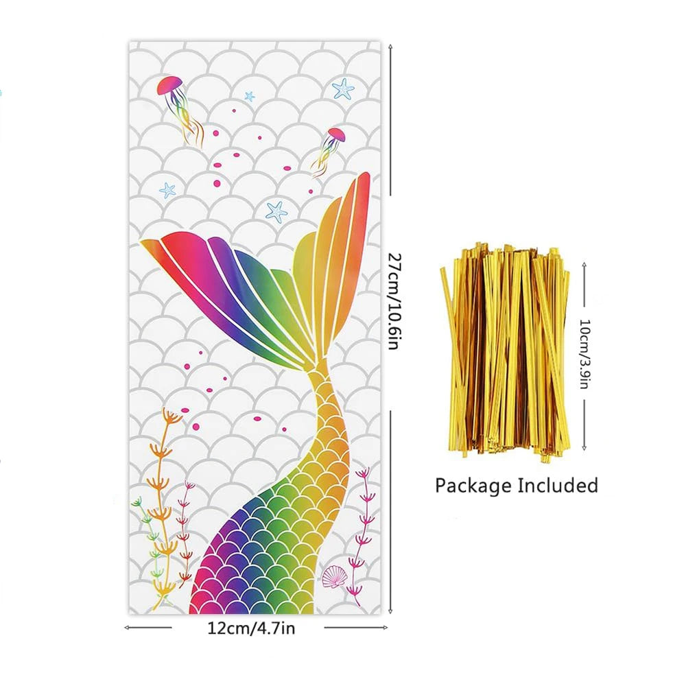 Robuste Geschenkbeutel mit Bändern für Süßigkeiten und Präsente