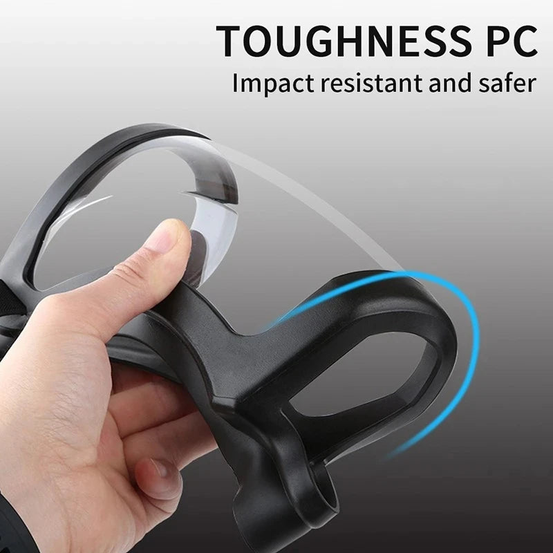 Transparenter Vollgesichtsschutz Wiederverwendbar Staubdicht Antibeschlag