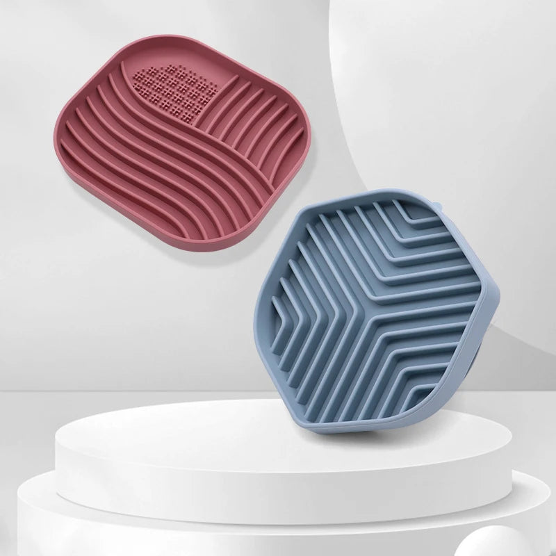 Rutschfeste Silikon Leckmatte für Hunde und Katzen – Langsames Fressen