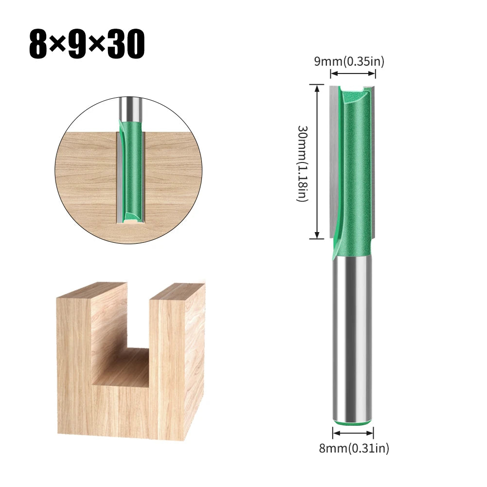 Wolfram Hartmetall Router Bit mit Doppel-Flöte für Holz in verschiedenen Größen