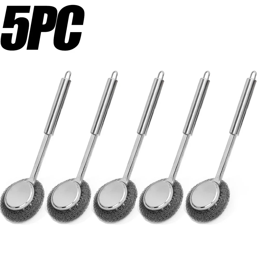 Mühelose Küchenreinigung mit robuster Edelstahl Bürste