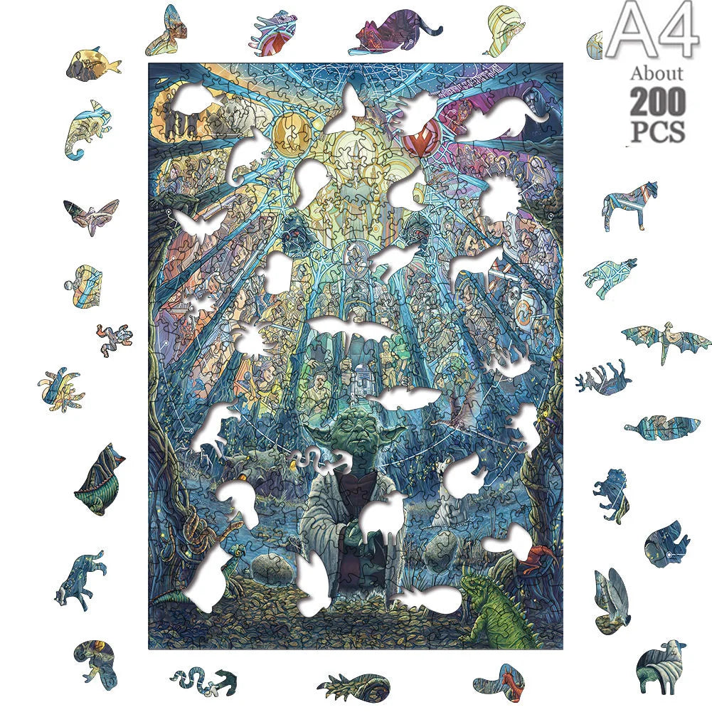 3D Holzpuzzle Tier Formen für Kinder und Erwachsene