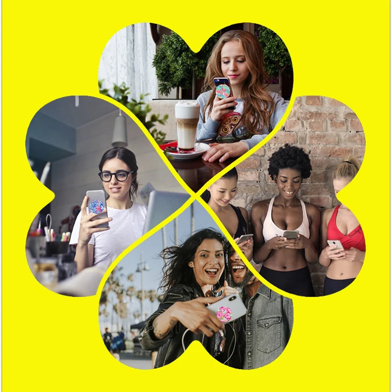 Finger Ring Halter und Stand für Smartphones kompatibel mit iPhone und Huawei