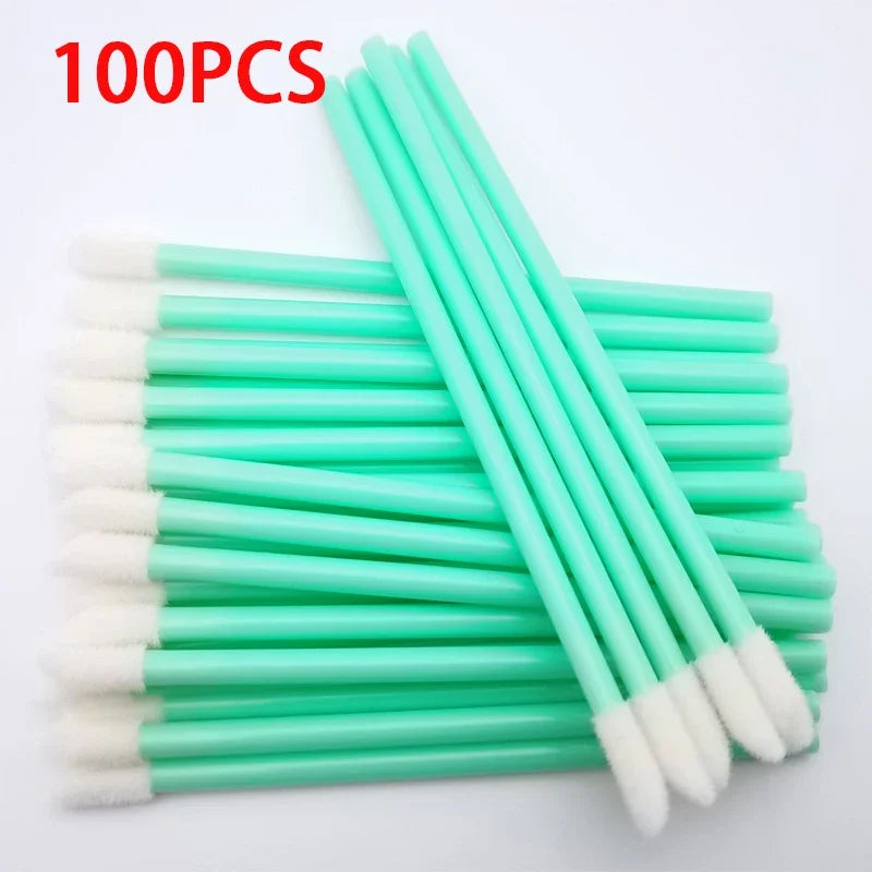 100 Stück Einweg-Make-up Pinsel Set – Präzise Lippen - Wimpernverlängerung