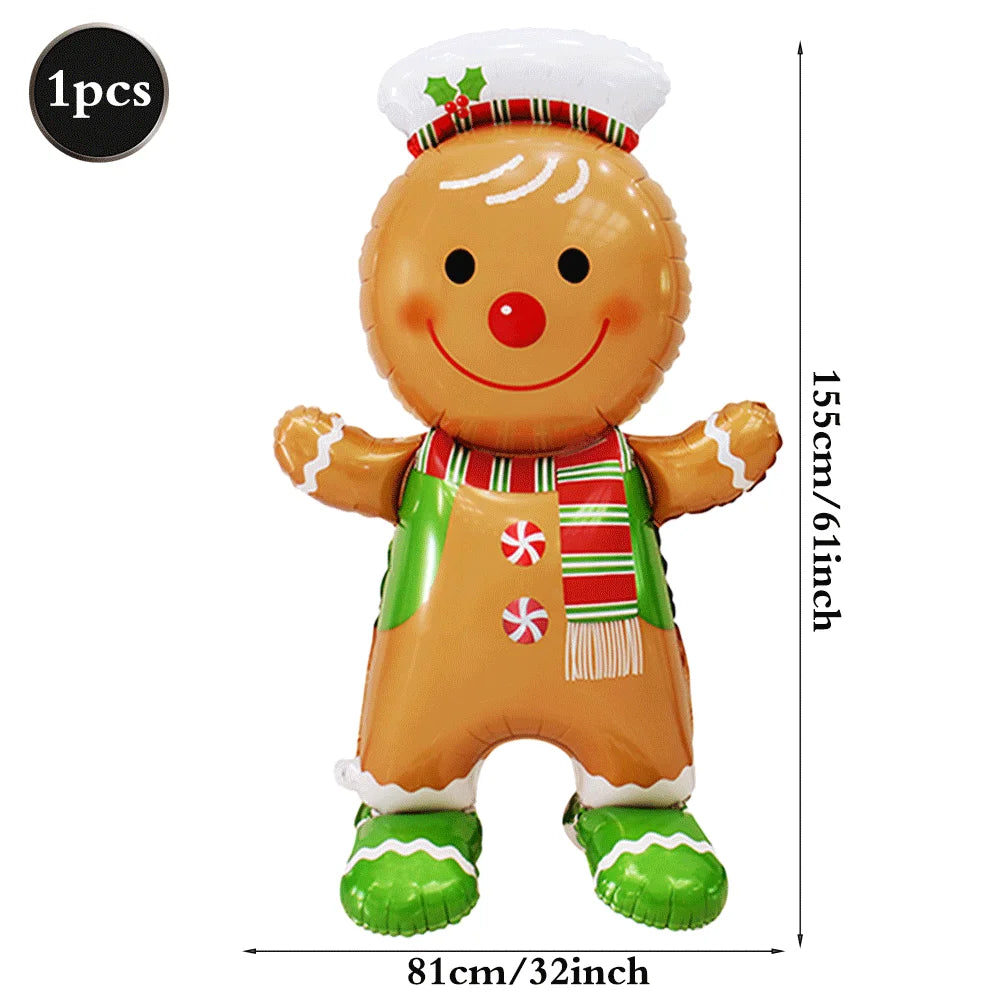 Festliche Weihnachts Folienballons Santa Rentier Schneemann für Partys