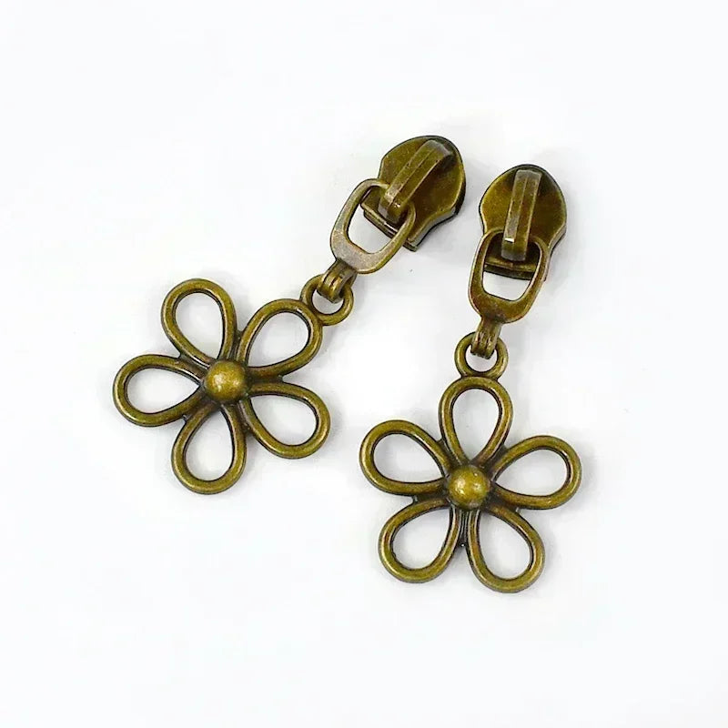 Bronze Reißverschlussschieber für Nylonreißverschlüsse, 5-20 Stück-Yabubest - Home & More