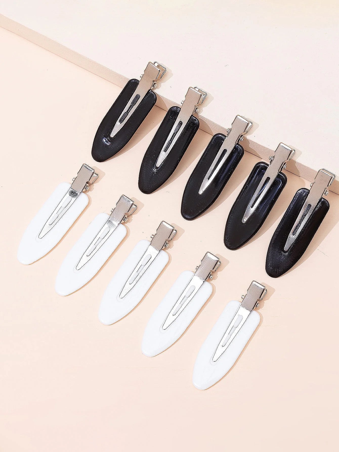 10er Set Nahtlose Haarclips – Kein Knick beim Styling oder Make-up
