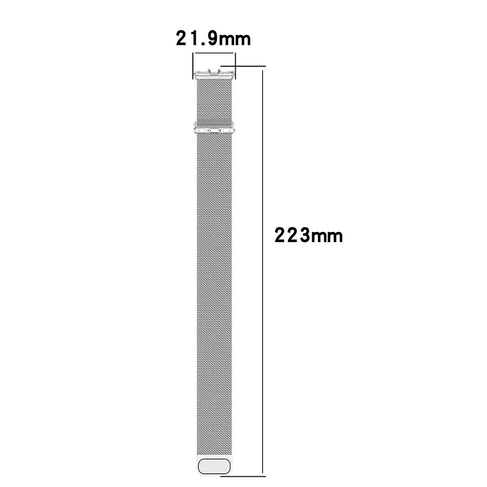 Milanese Loop Edelstahl Armband für Samsung Galaxy Fit 3 Unisex