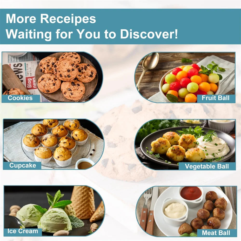 Praktische Eisschaufel aus Edelstahl für Keksteig und Eis