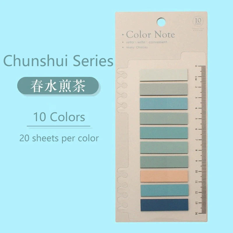 Selbstklebender Notizblock Haftnotizen Lesezeichen Point It Marker Büro