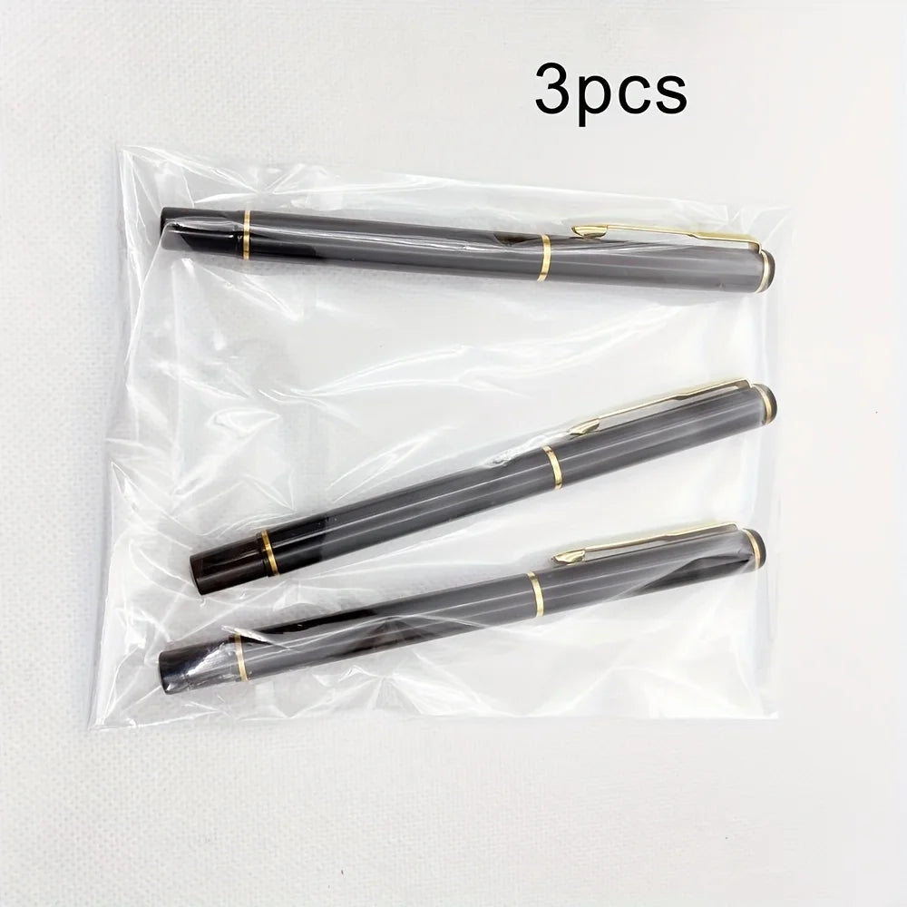 Eleganter Metall Signatur Stift Schwarz für Büro - Geschäft – Präzise Unterschrift