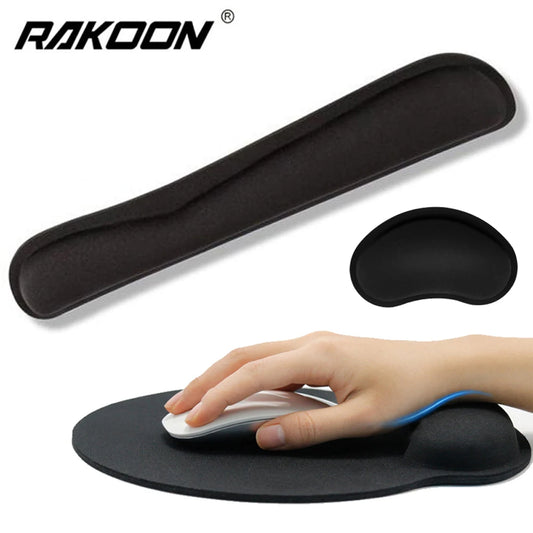 Ergonomisches Handgelenkauflage Mauspad aus Memory-Schaum rutschfest