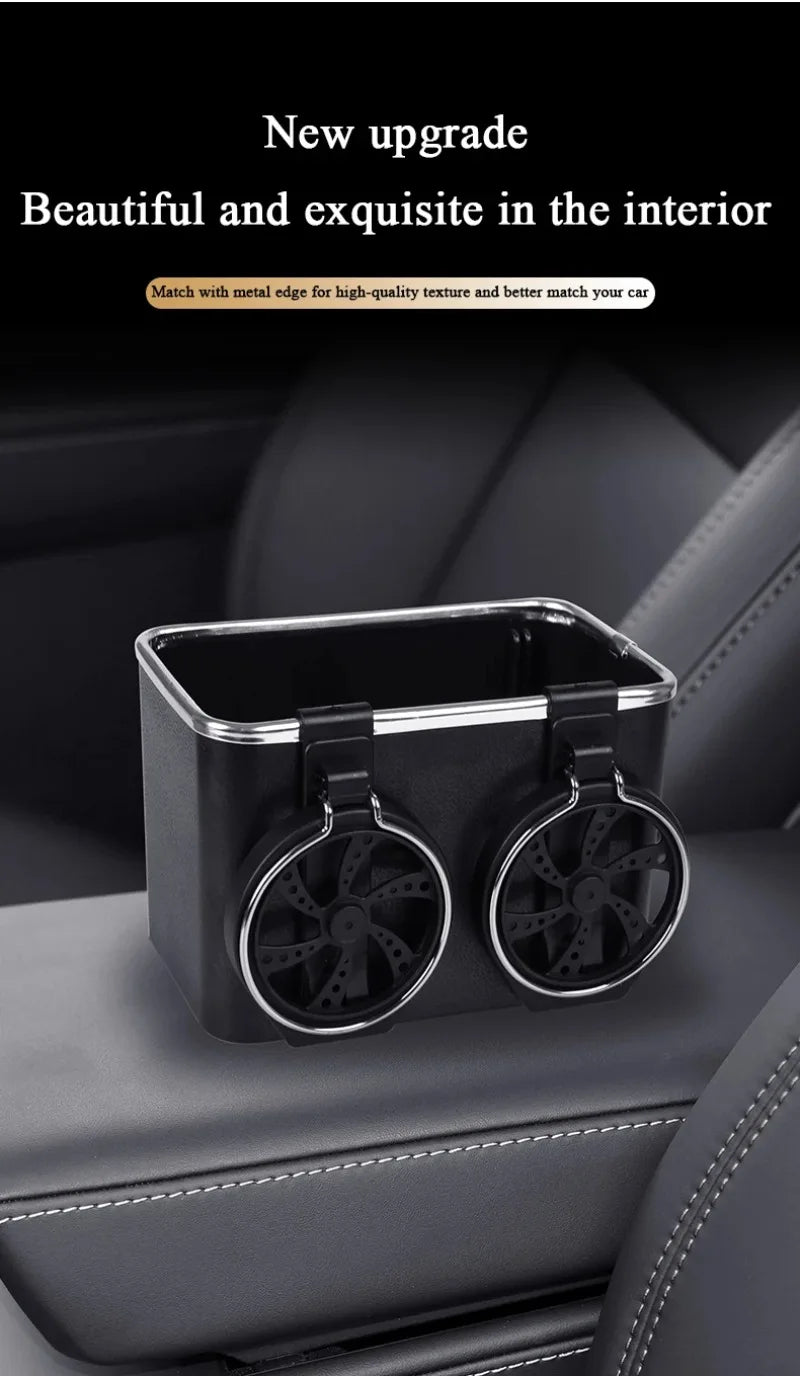 Multifunktionaler Auto Armlehnen Organizer mit Getränkehaltern