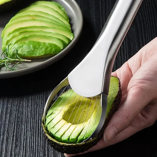 Avocado Messer Edelstahlschneider Küchenhelfer für Obst und Gemüse