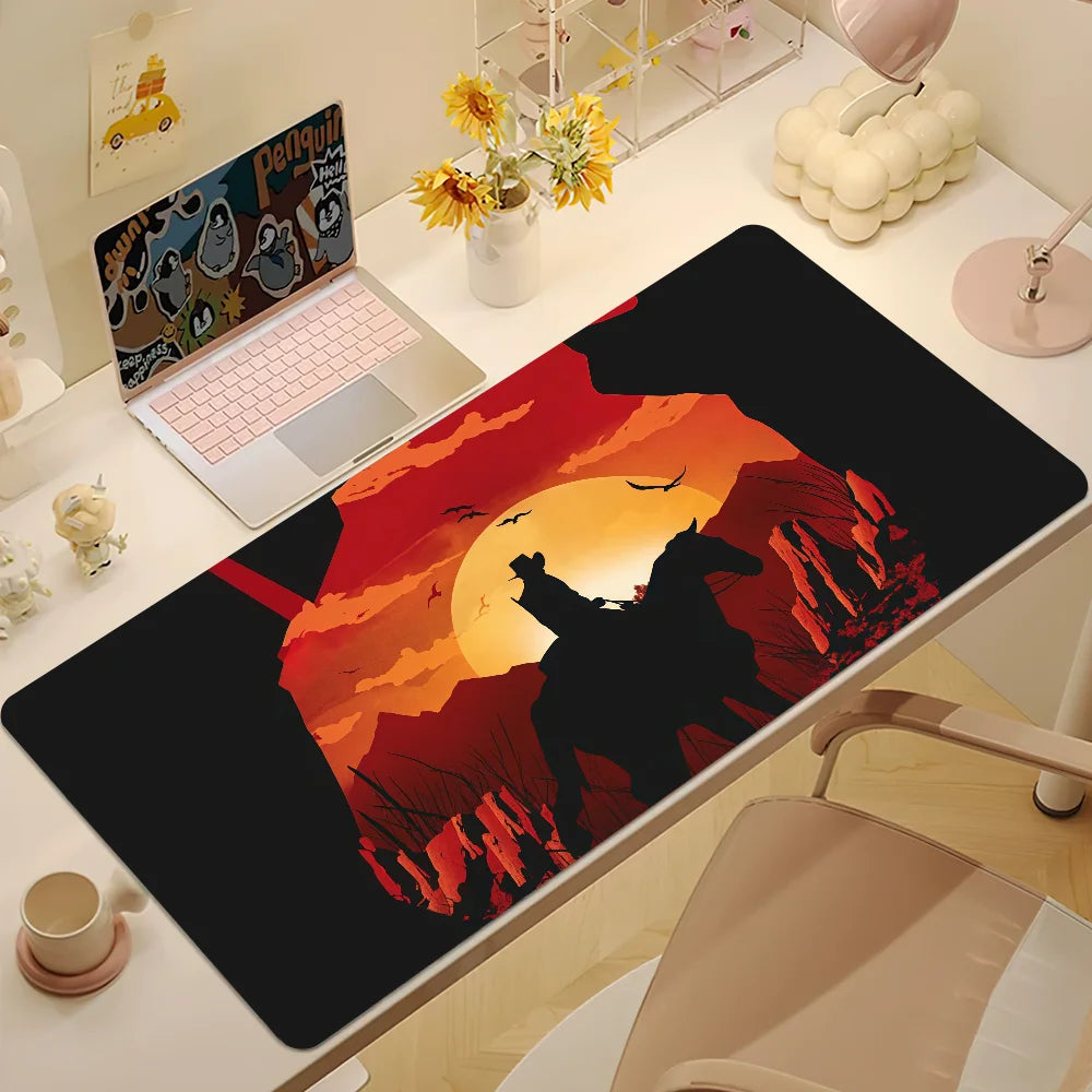 Großes Mauspad 900x400mm rutschfest mit ergonomischer Handgelenkstütze