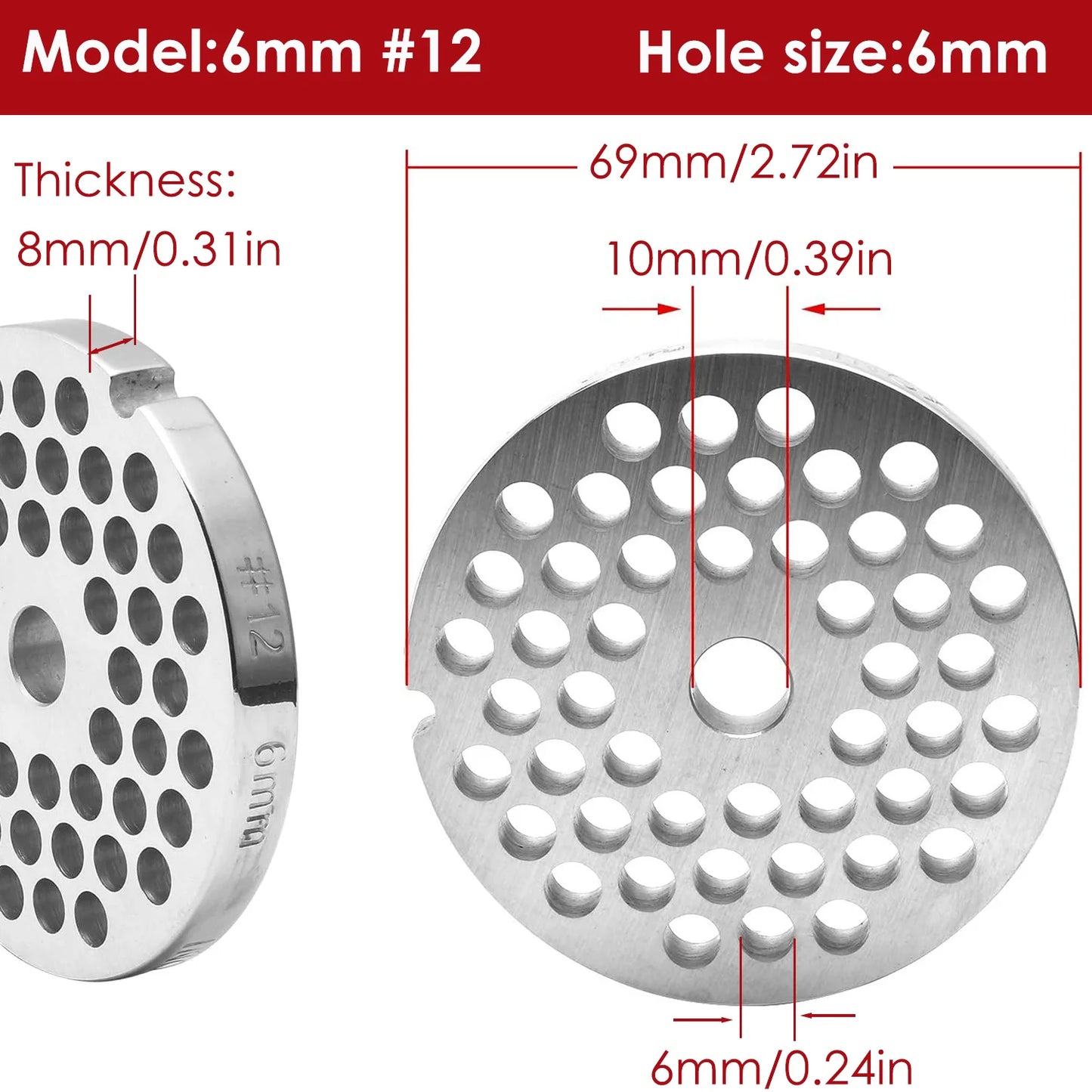 Edelstahl Fleischwolf Zubehör für effizientes Zerkleinern