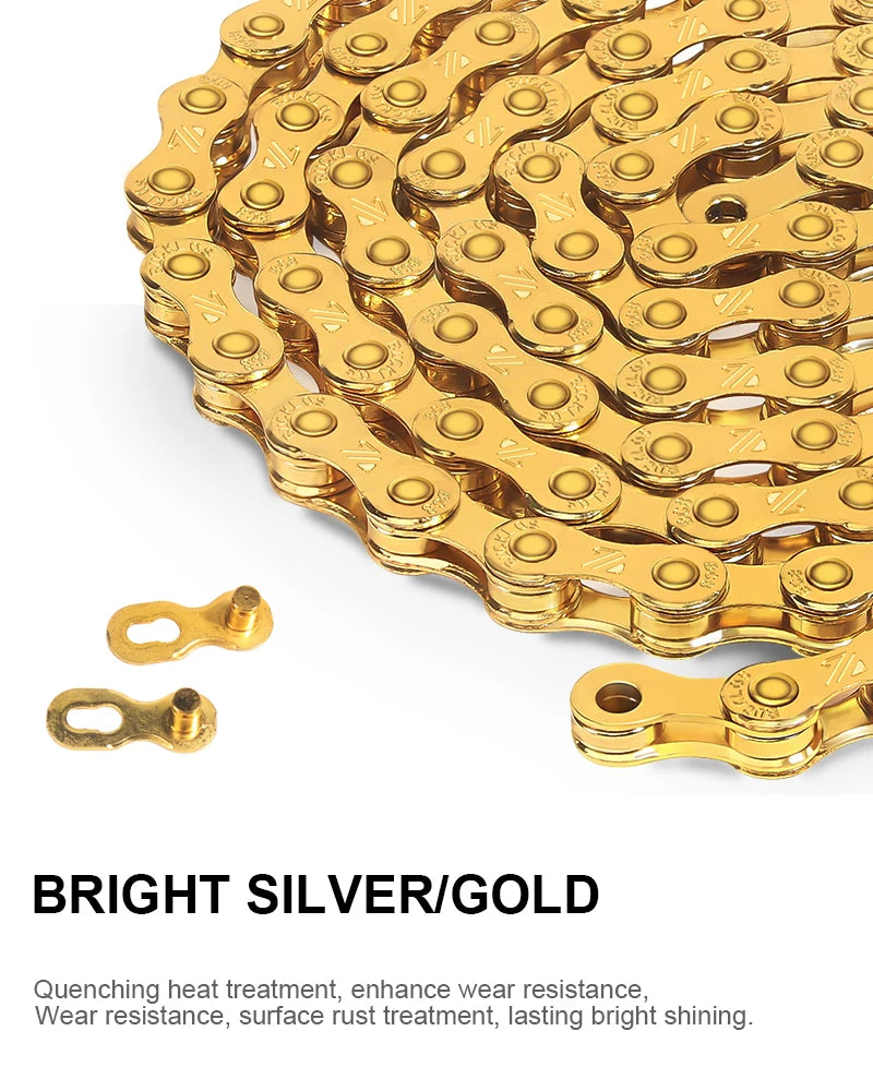 Fahrradkette kompatibel für 8 bis 12 Gang Mountain Road Bikes