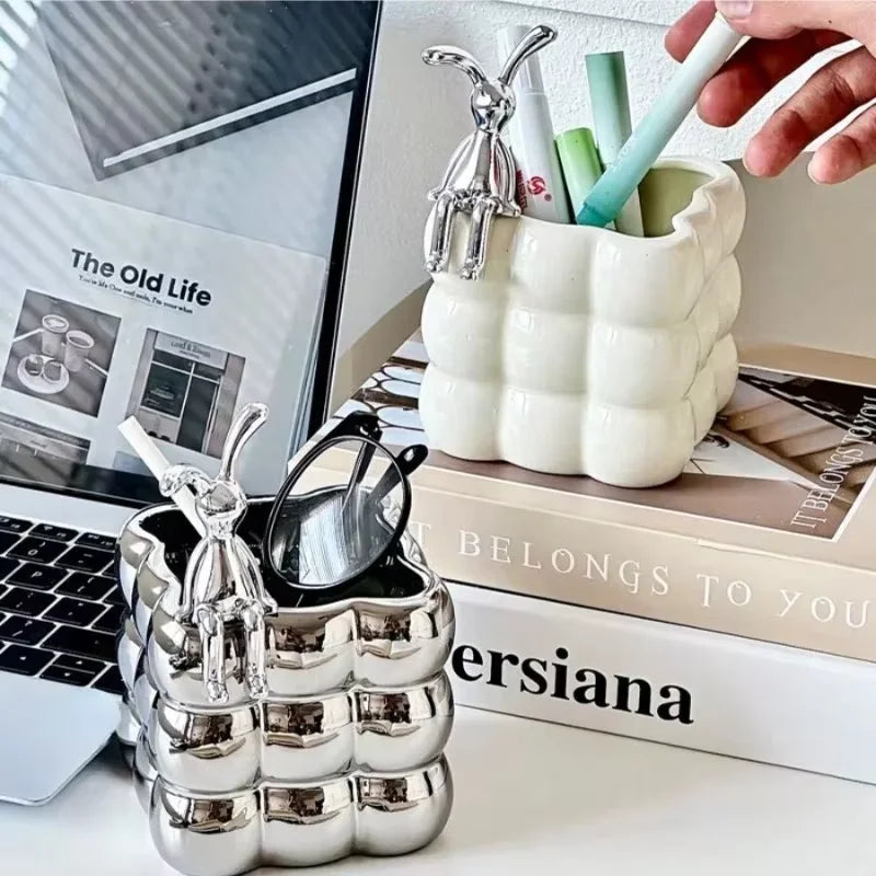 Dekorative Keramik Aufbewahrungsschale für Schlüssel und Schmuck