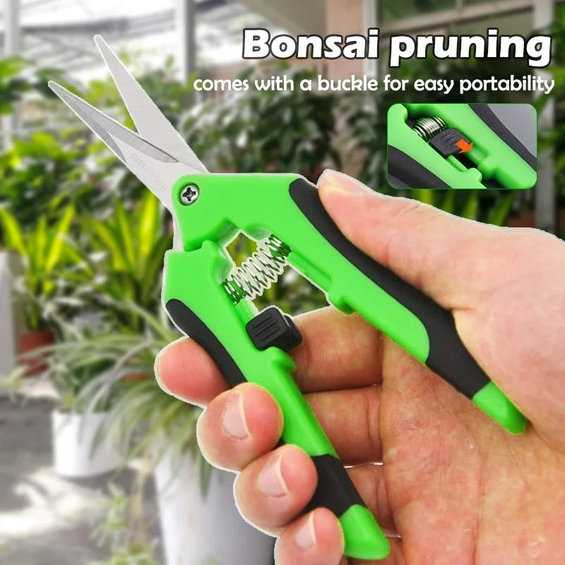 Präzisions Gartenschere für Blumen Bonsai Obstpflücken und Jäten Variantenwahl