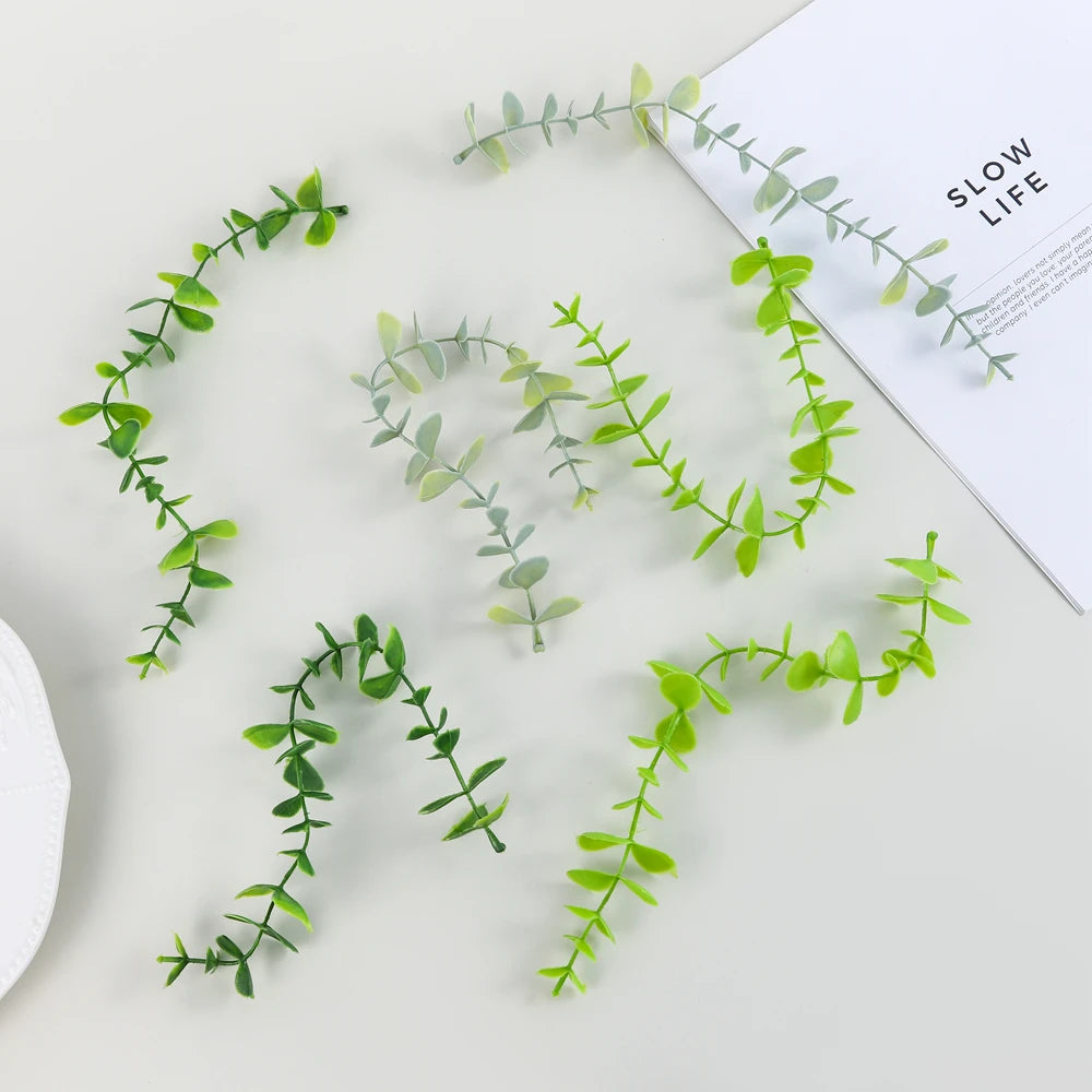 10er Set Künstliche Eukalyptus-Girlande für Hochzeit, Garten - DIY Deko