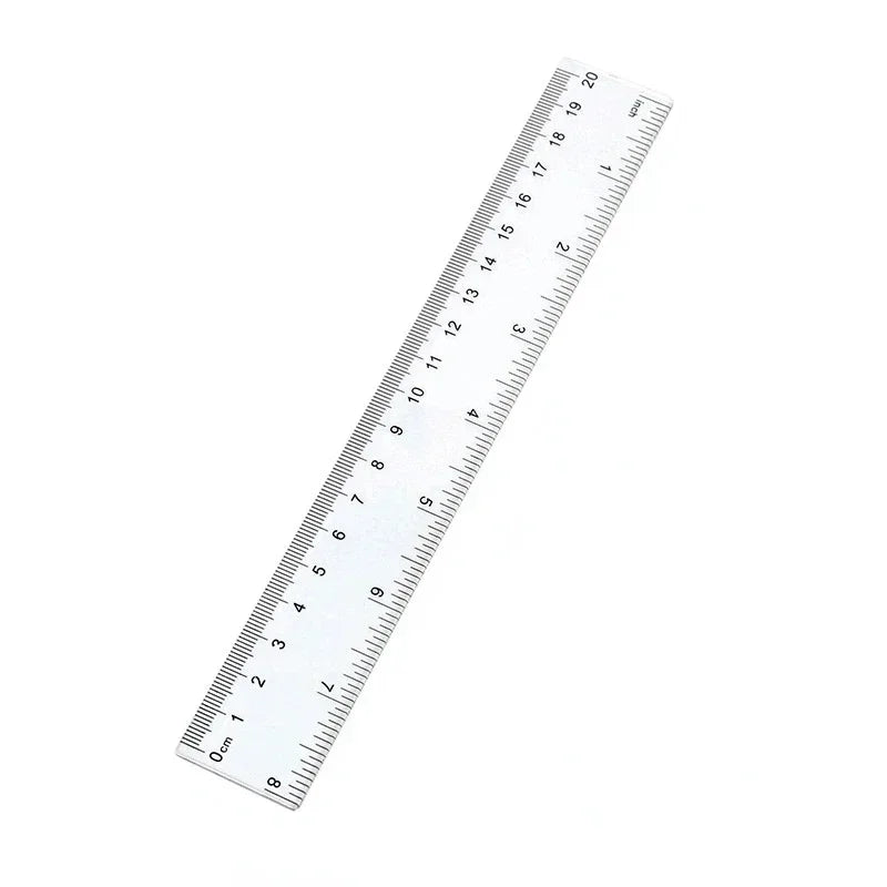 Transparentes Kunststoff Lineal 15 20 30 cm für Schule Büro Zeichnung