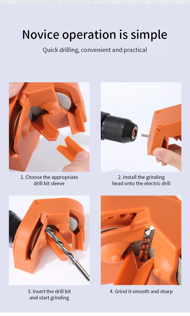 Professioneller elektrischer Mehrzweck Bohrer Schleifschärfer mit doppelseitiger Polierfunktion