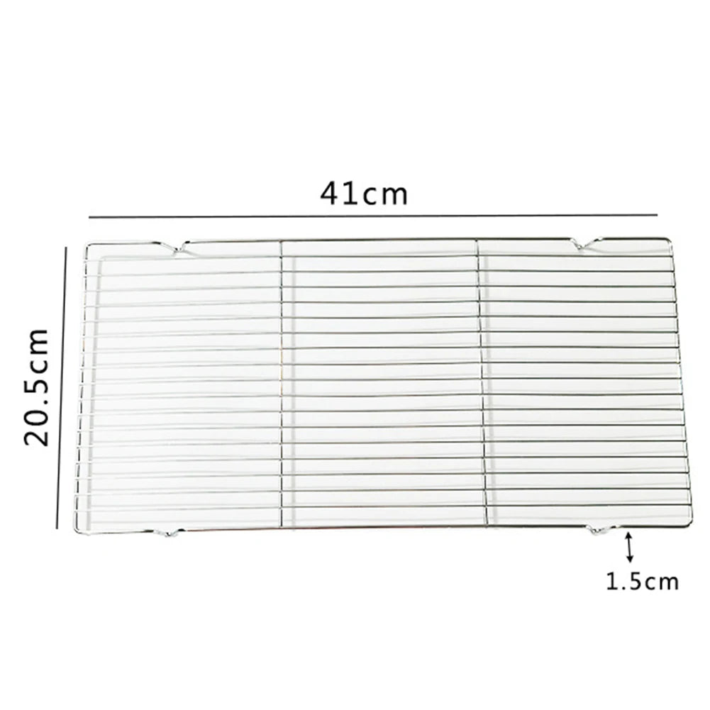 Rechteckiges Edelstahl Grillgitter für BBQ und Herd