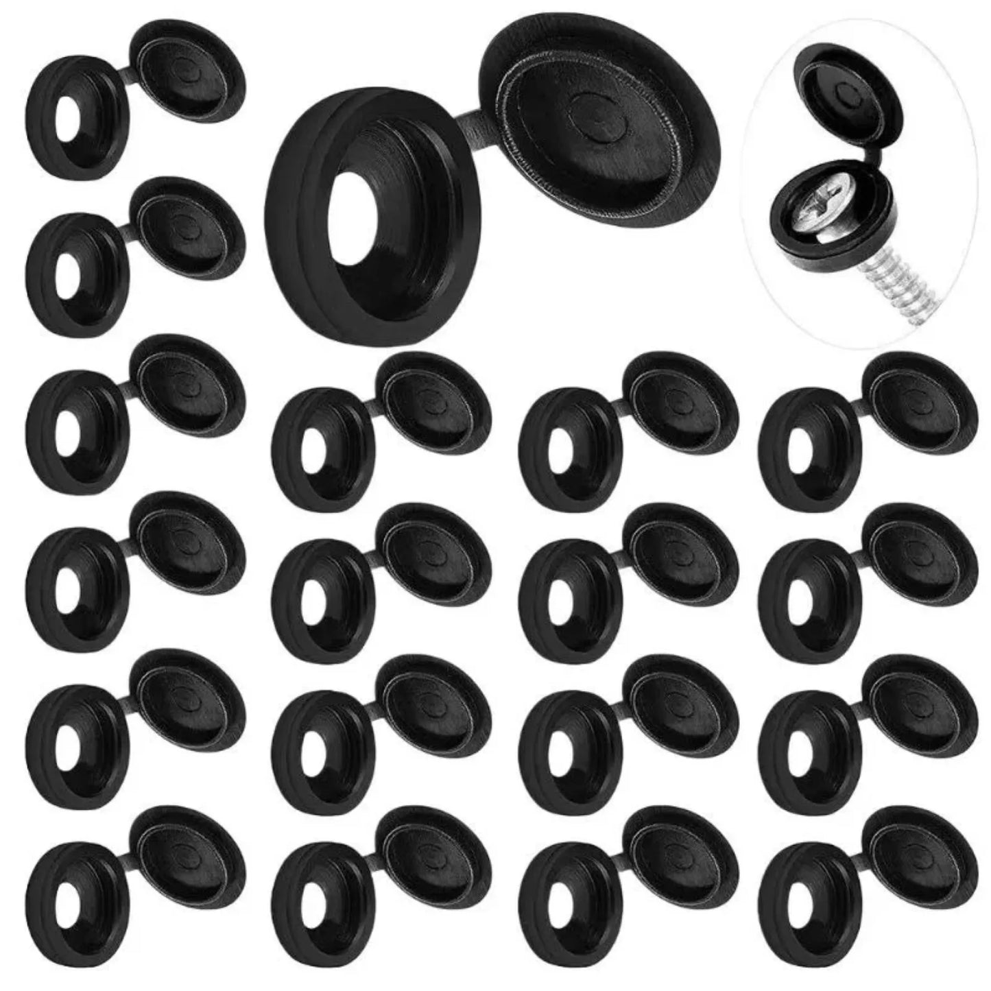 10 bis 100 Dekorative Schrauben Abdeckungen Nägel Muttern Caps Hardware