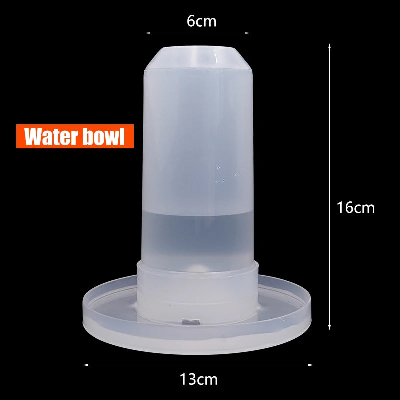 Automatischer Kunststoff Trinkbrunnen für Vögel und Kleintiere 350ml