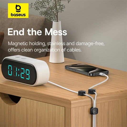 Magnetischer Kabel-Organizer Halter verstellbar für Kabel bis 8mm Durchmesser