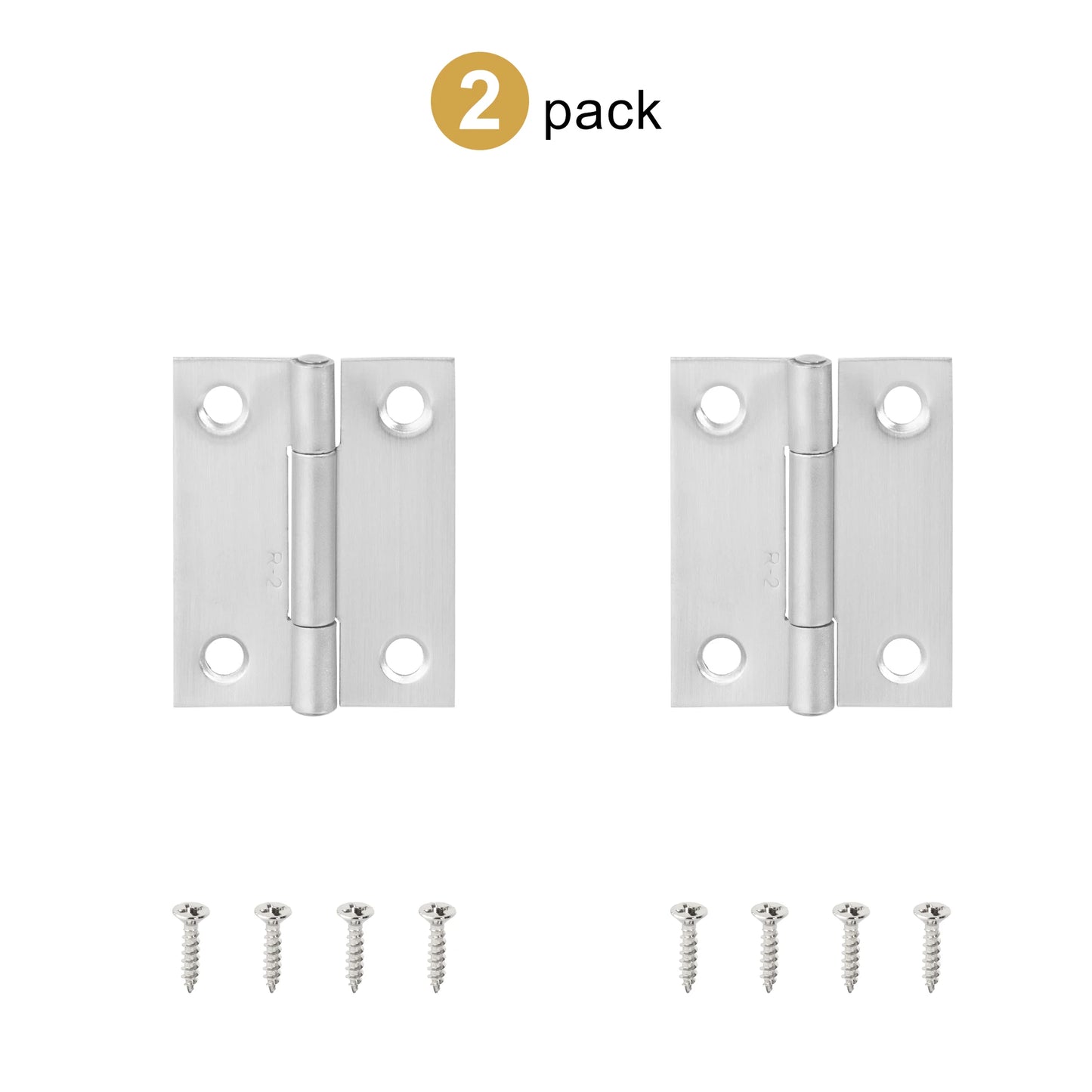 2er Set Edelstahl 270° Scharniere für Schranktüren und Möbel