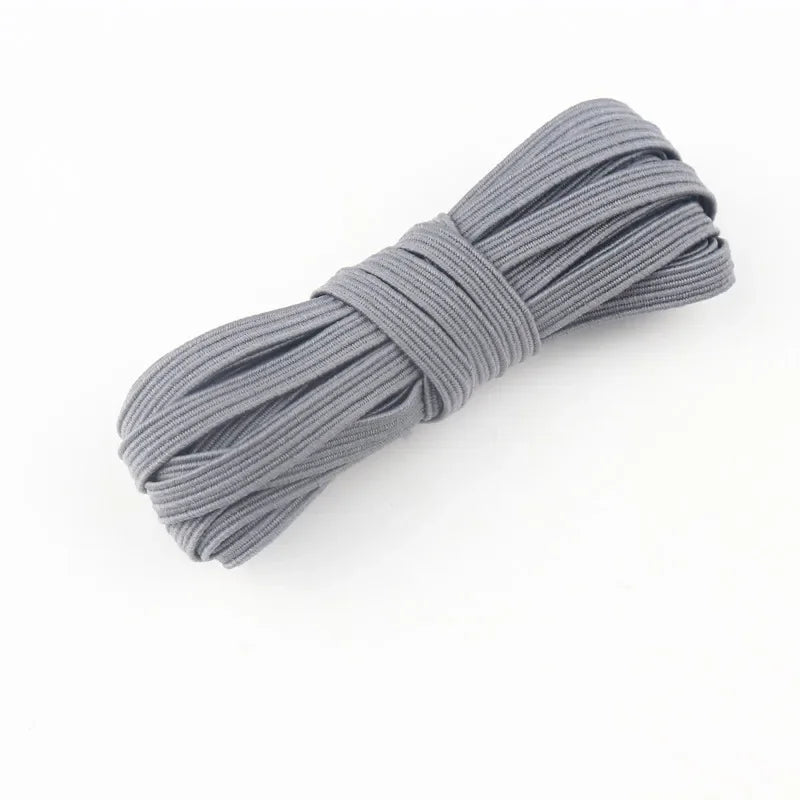 Vielseitiges elastisches Gummiband 6mm für Nähen und Haushalt