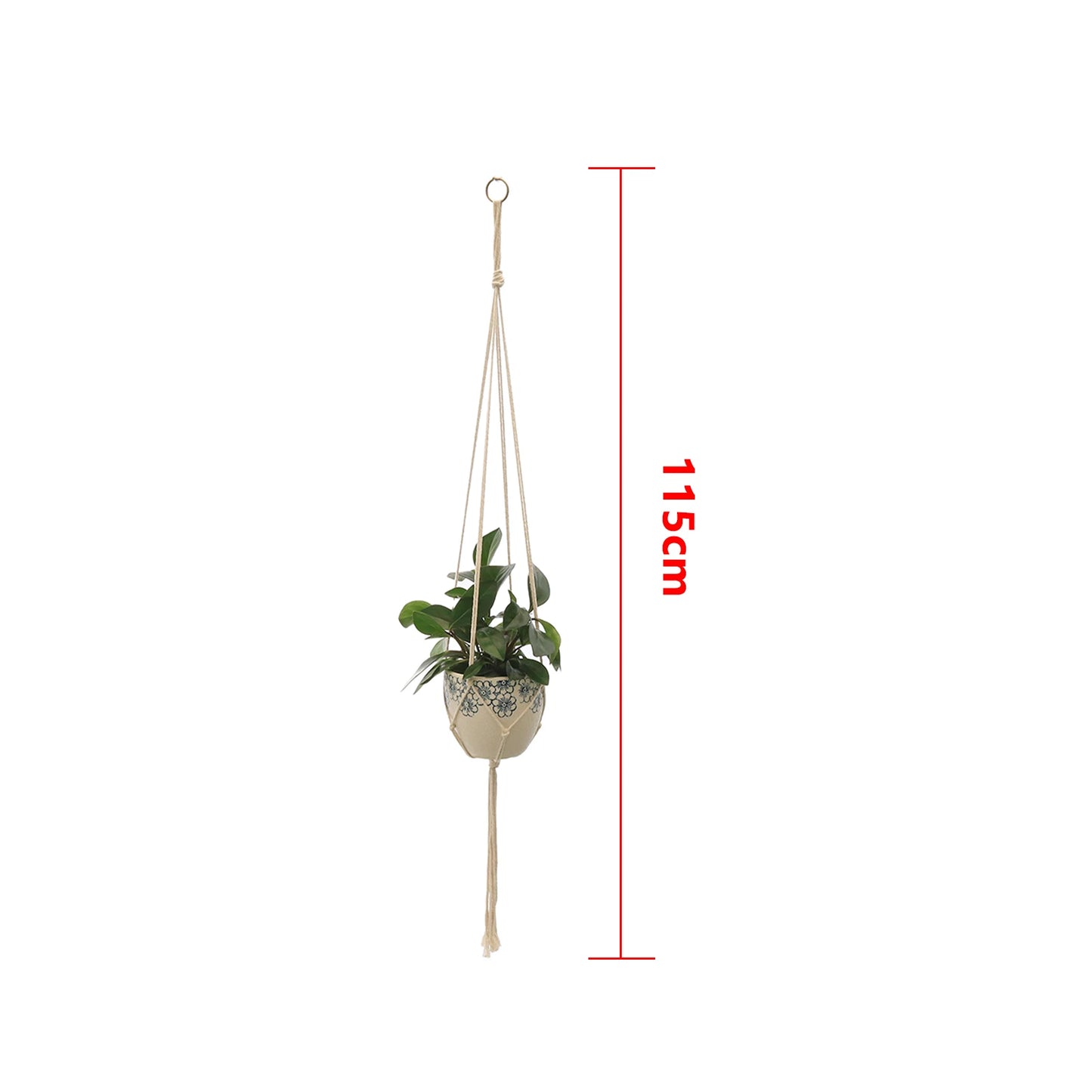 Handgefertigter Makramee Pflanzhalter für Urban Jungle