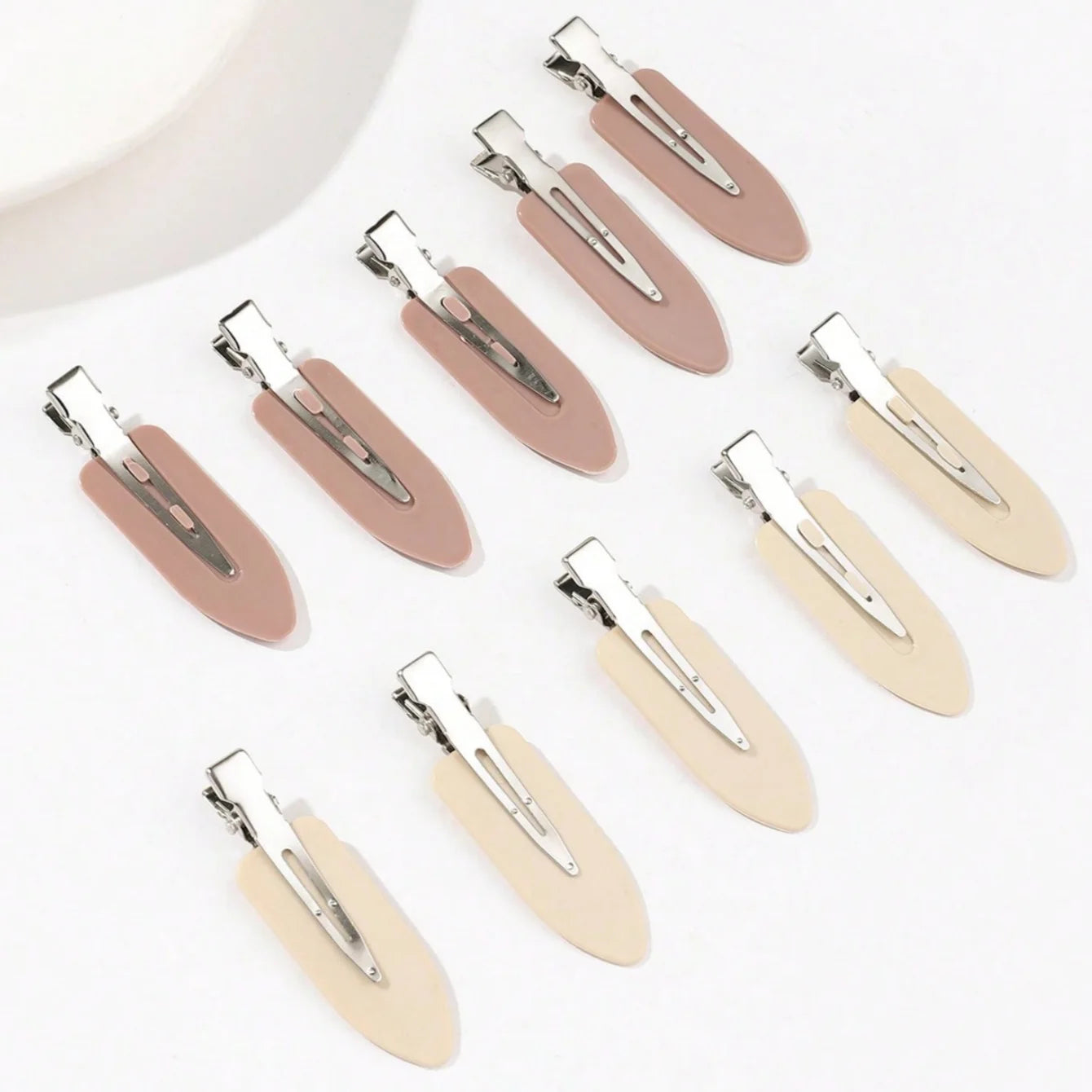 10er Set Nahtlose Haarclips – Kein Knick beim Styling oder Make-up