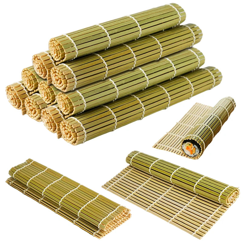 Sushi Bambus Roll Matte Grün für DIY Küchen Sushi Zubehör-Yabubest - Home & More