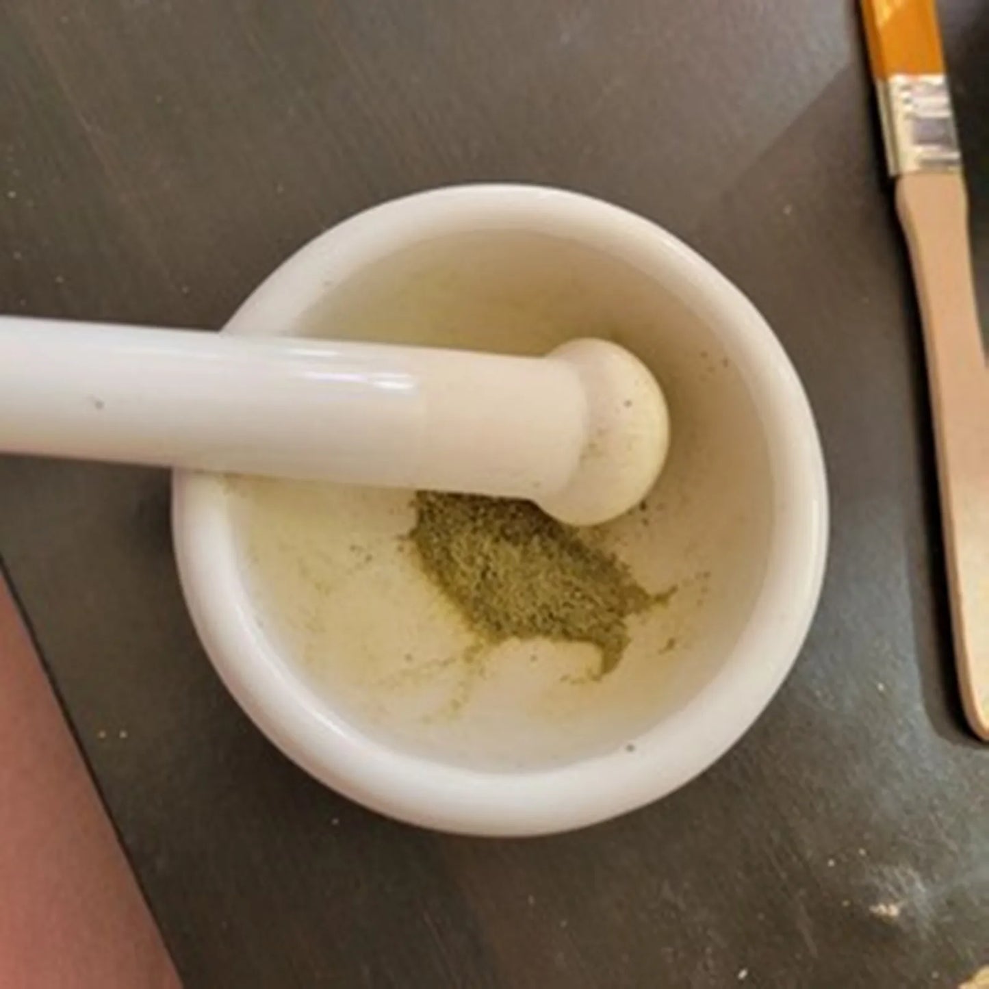 Keramik Mörser und Stößel 60mm Küchen Gewürzmühle Set robust