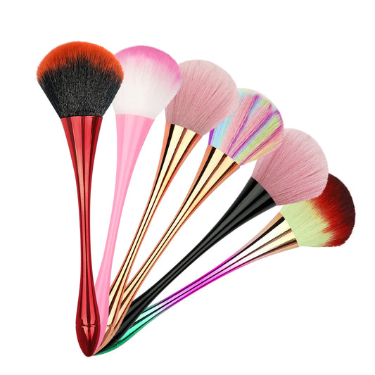 6-teiliges Make-up und Nagelstaubpinsel Set für präzises Auftragen