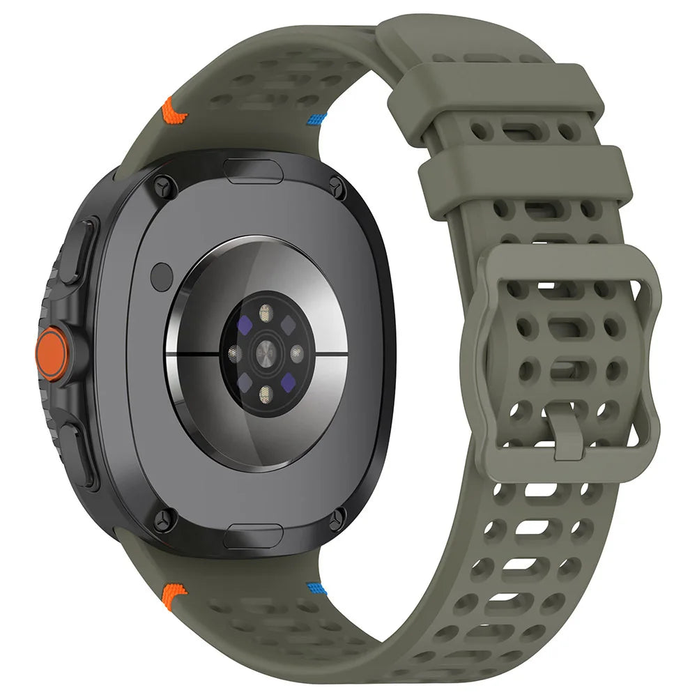 Silikon Ersatzarmband für Smartwatch 40 44 47 mm Sport komfortabel